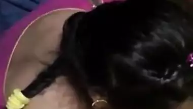 Beauty’s Cleavage Clicked by Neighbour Boy in Function