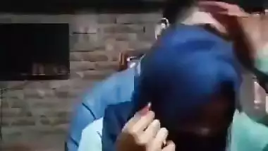 Karachi guy squeezes his sister’s boobs behind his parents