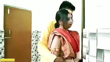 Indian handsome husband couldn't fuck beautiful Bengali wife! What she saying at last?