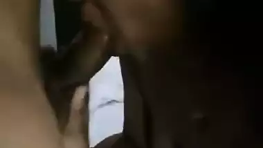 Indian blowjob and desi chudai in front of a mirror