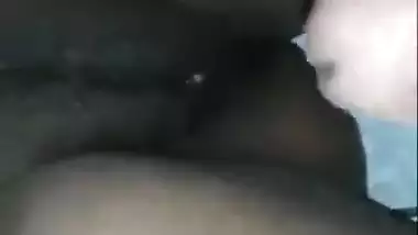 Newly married dulhan takes big in her creamy