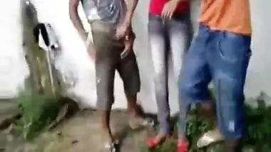 backyard fun with friends