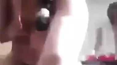 Unsatisfied Bigass Married Bhabi With MilkyBoobs Showing