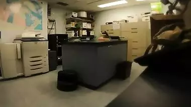 CAUGHT fucking my boss in the storage room at office Christmas party