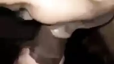 MMS video of XXX sized dick fucking teen Desi girl in mouth and pussy