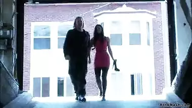 Chained MILF trainee hard fucked