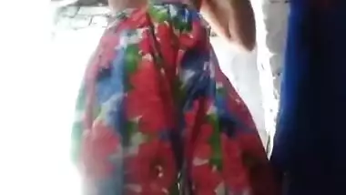 Nasty Indian village girl shitting and peeing