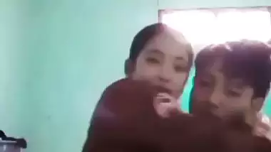 Nepali pervert fucks sister in the absence of his parents