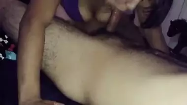 Hot Chick Loves to Play With His Hard Cock with Hot Moans HD