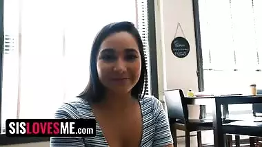 SisLovesMe - Busty Stepsis Karlee Grey Helps Stepbro Satisfy His Girlfriend POV Style Full Video
