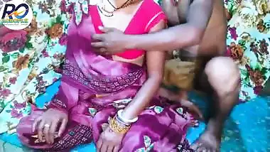 Desi Bhabhi looks so cool and having sex with brother-in-law in red saree, Hindi audio, Claire Vais