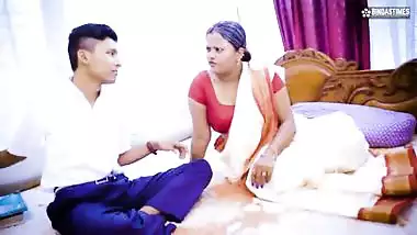 Desi Indian horny Step grandson fucks Step grandma hard and ejaculates in her mouth ( Hindi Audio )