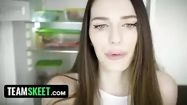 Lovely Reislin Does The Spicy Wings Challenge And Needs Some Of My Milk To Cool Down The Heat