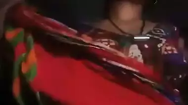 Bhabi Talking On Phone stripping and fingering MMS