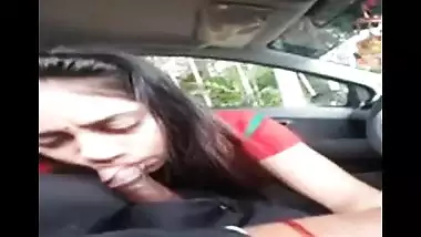 AVP college girl Sheetal’s blowjob to lover in car