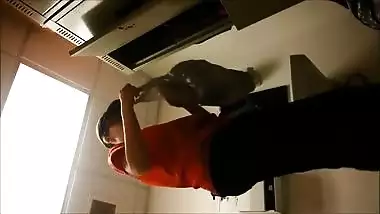Nerdy Desi girl with nice XXX assets changes clothes in locker room