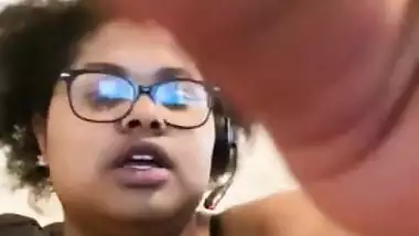 ✨Waiting for my boss to turn my camera on in a Zoom meeting✨ Playing with my big juicy tits!