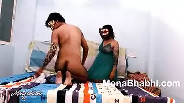 Big Ass Desi Bhabhi Mona Fucked Hard By Her Trainer In Bed After Workout