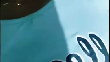 Girlfriend nipple licking by boyfriend before sex